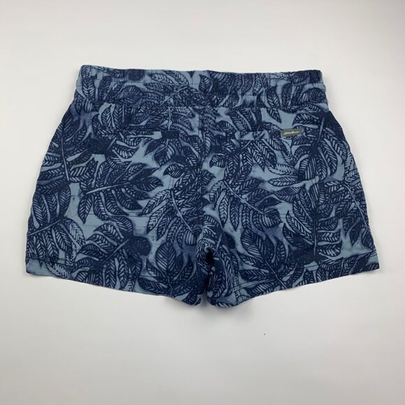 Eddie Bauer Blue Tropical Print Pull On Shorts 4 - Picture 5 of 5